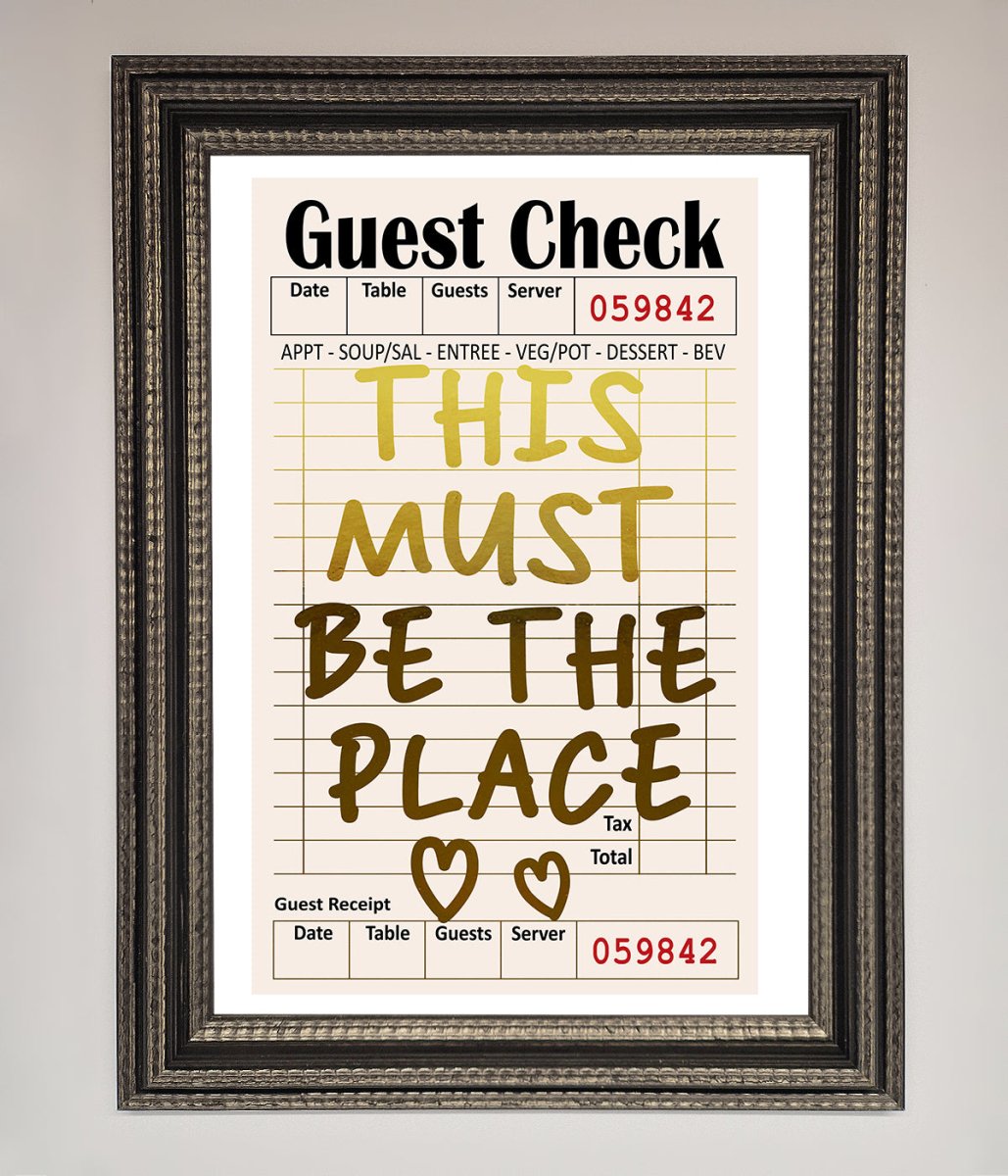 This Must Be The Place Foil Print