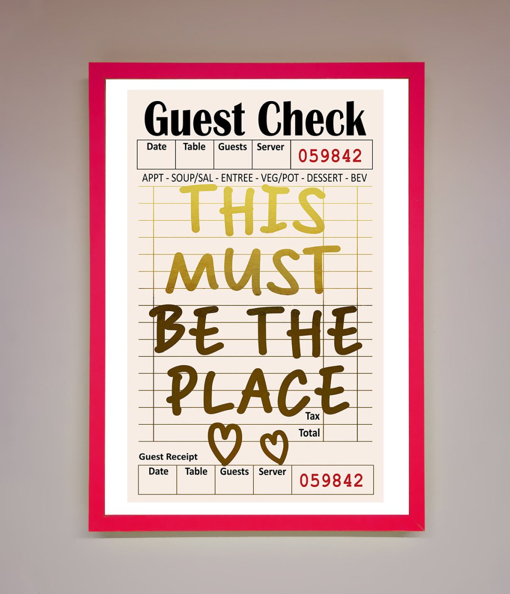This Must Be The Place Foil Print