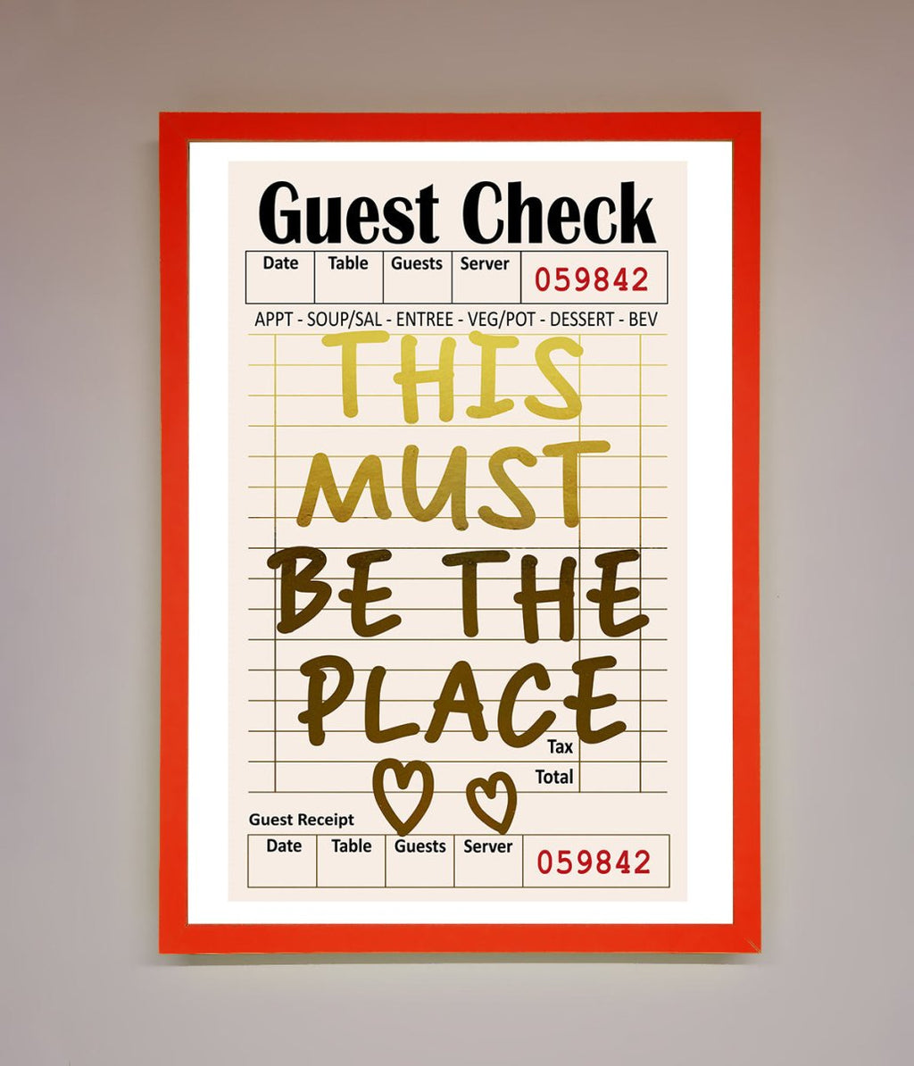 This Must Be The Place Foil Print