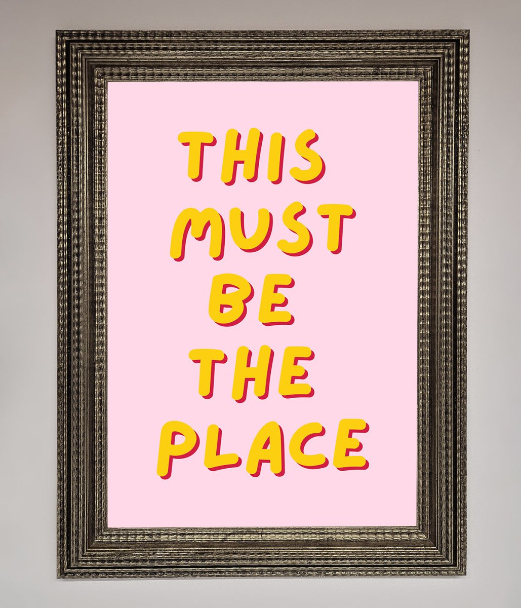 This Must Be The Place Framed Wall Art