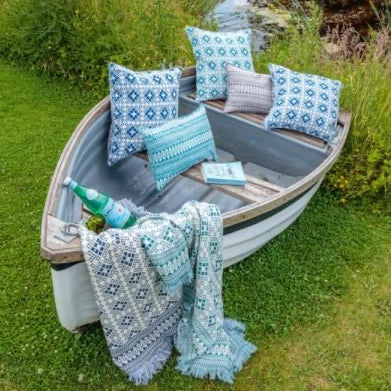 Cushion Cover – Indigo Hira