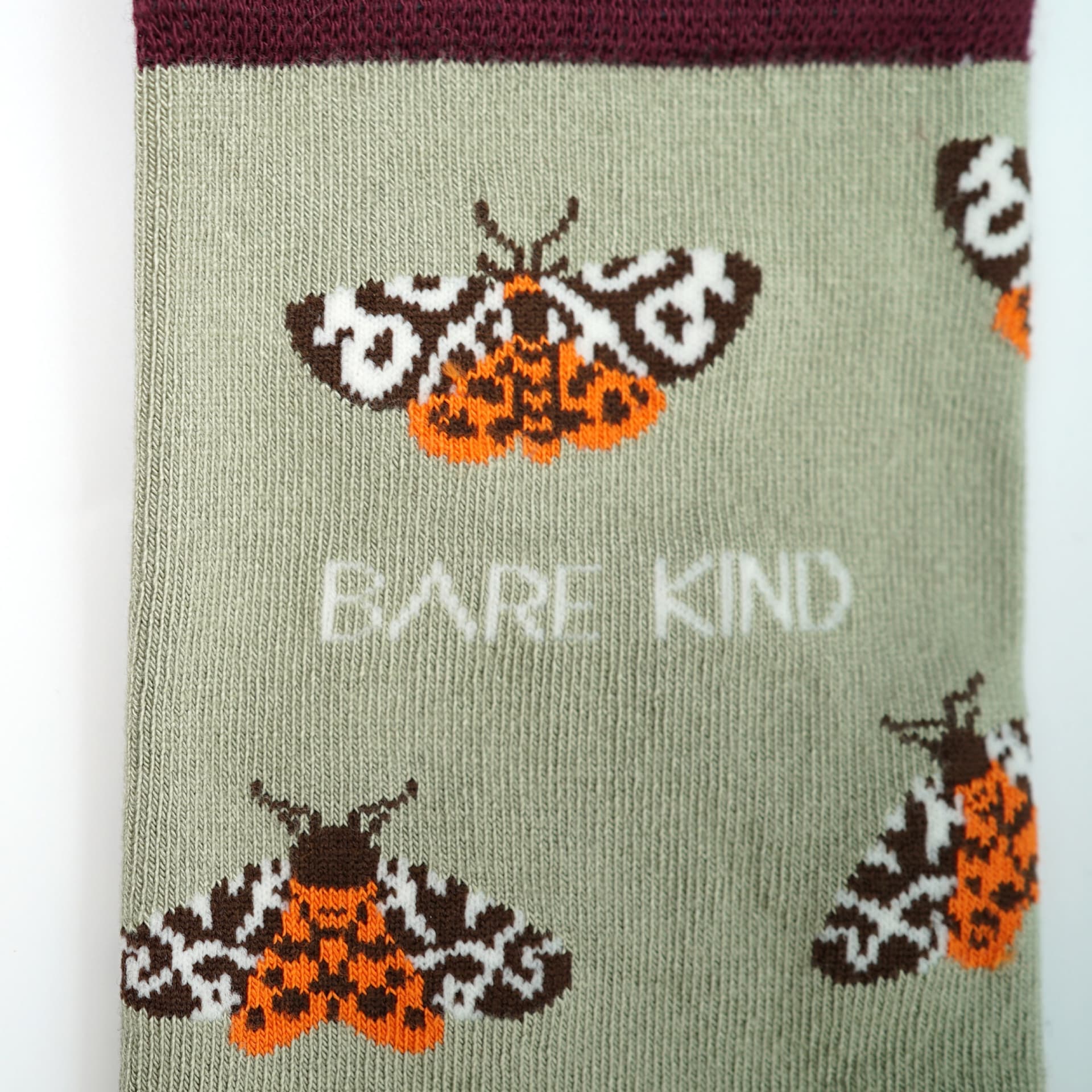 Save the Tiger Moth Bamboo Socks