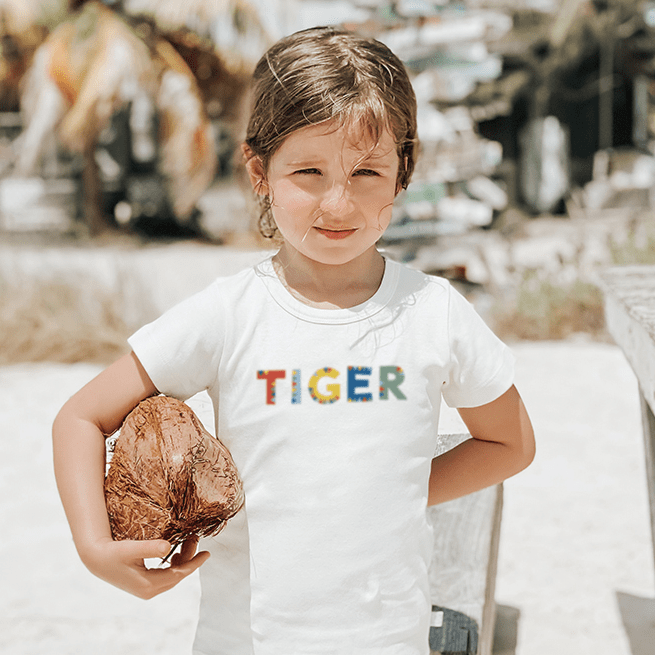Tiger Graphic Tee for Toddlers