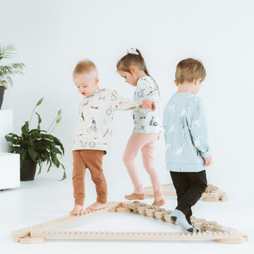 TipiToo Balance Beam Set - Enhance Coordination & Fun for All Ages by Ette Tete at www.brixbailey.com