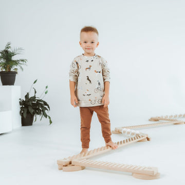 TipiToo Balance Beam Set for All Ages - Enhance Coordination & Fun by Ette Tete at www.brixbailey.com