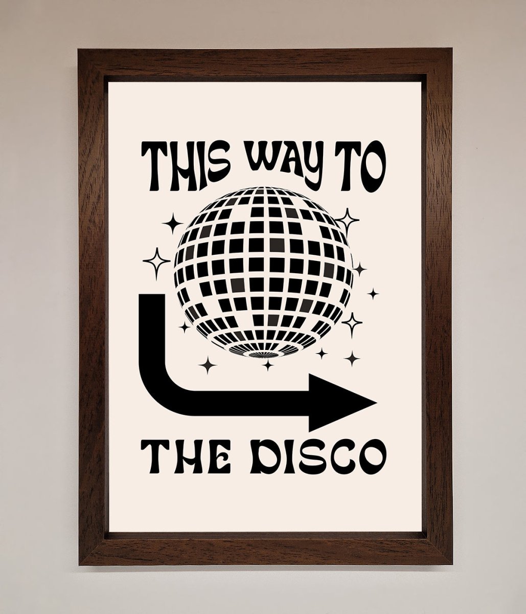 To The Disco Framed Poster