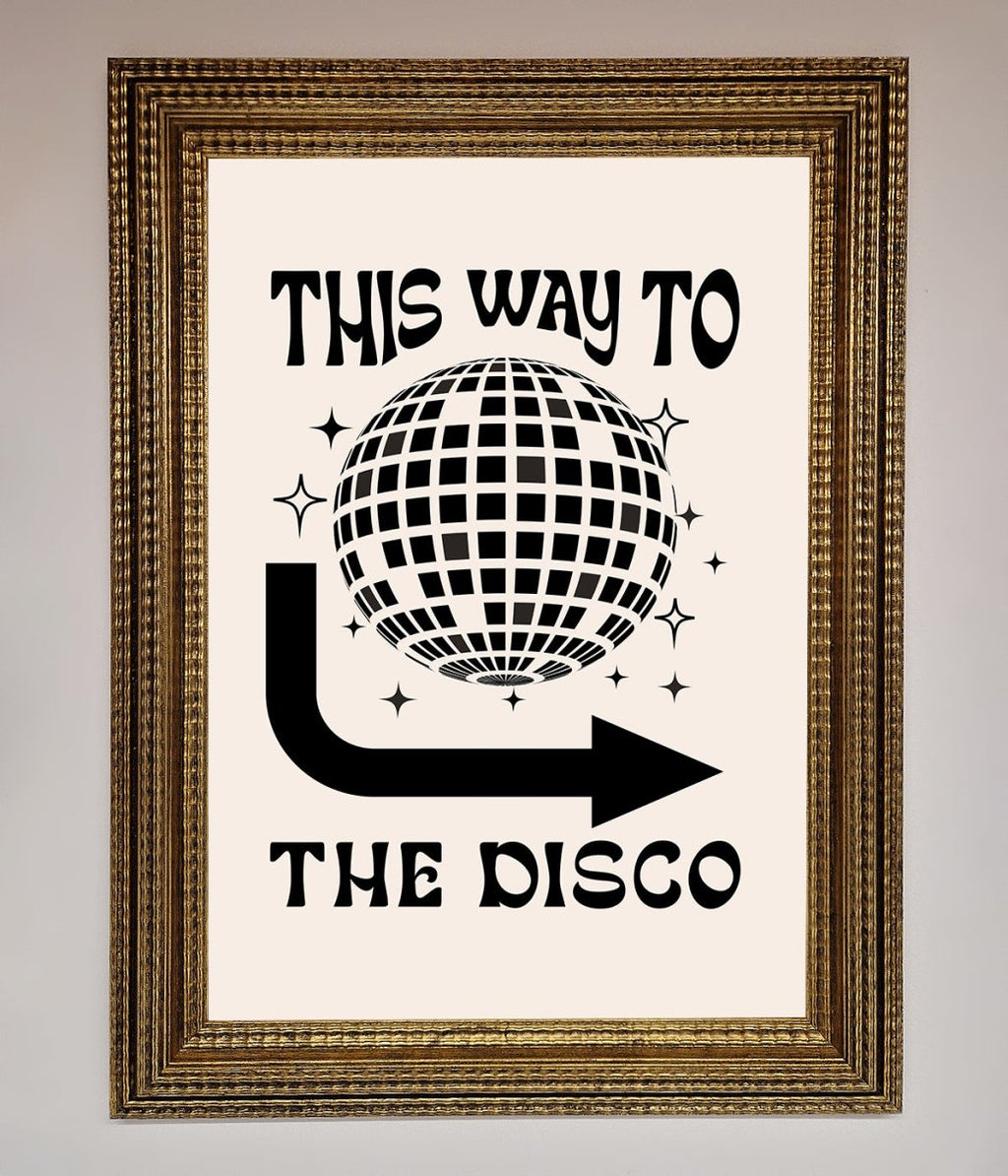 To The Disco Framed Poster