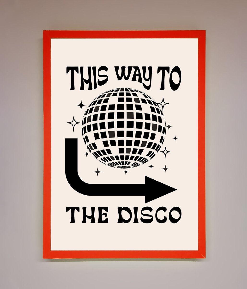 To The Disco Framed Poster