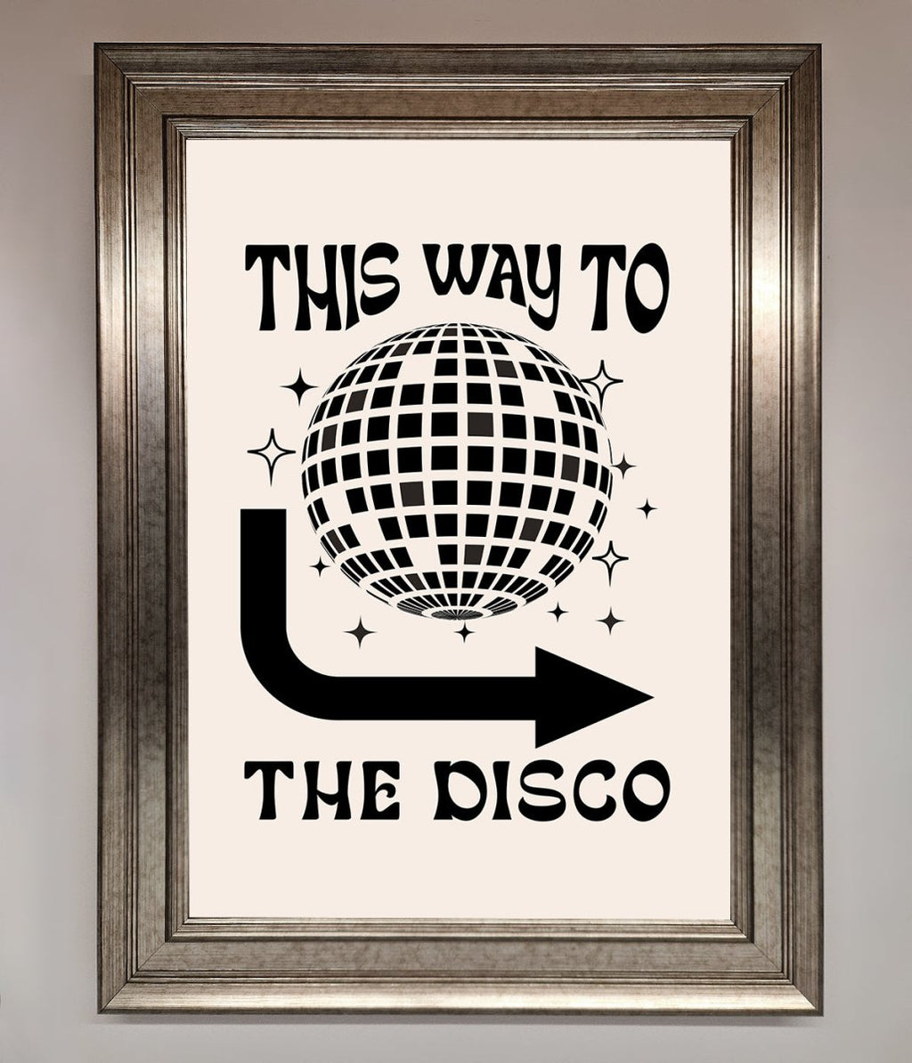 To The Disco Framed Poster