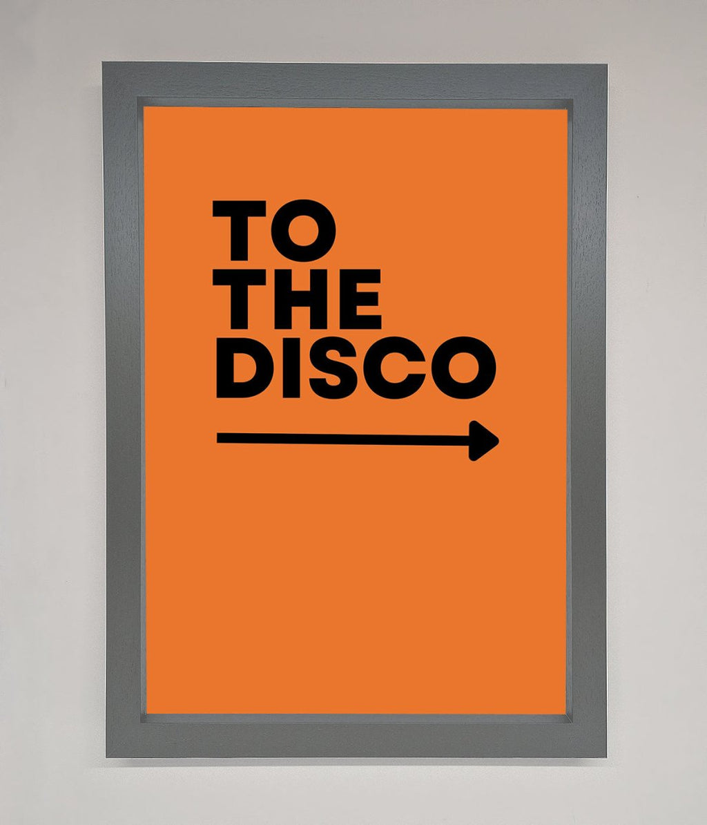 To The Disco Framed Print