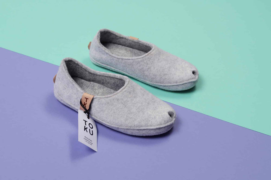 TOKU Budapest Slippers - Handmade Comfort with Natural Lambswool & Arch Support by Omaking at www.brixbailey.com