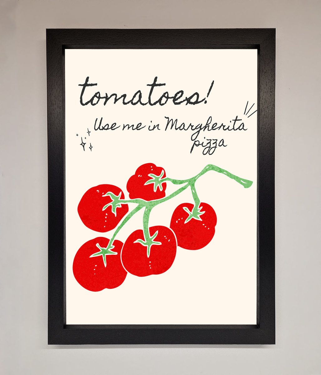 Tomatoes For Pizza Framed Poster