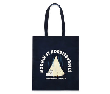 Navy Blue Moomin Tote – Heavy Cotton, Stylish & Durable by Moomin by NordicBuddies at www.brixbailey.com