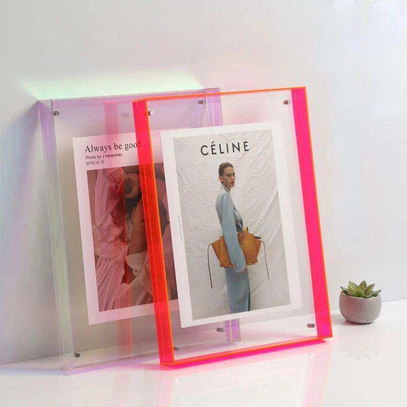 Transparent Acrylic Picture Frame