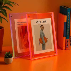 Transparent Acrylic Picture Frame Modern Display