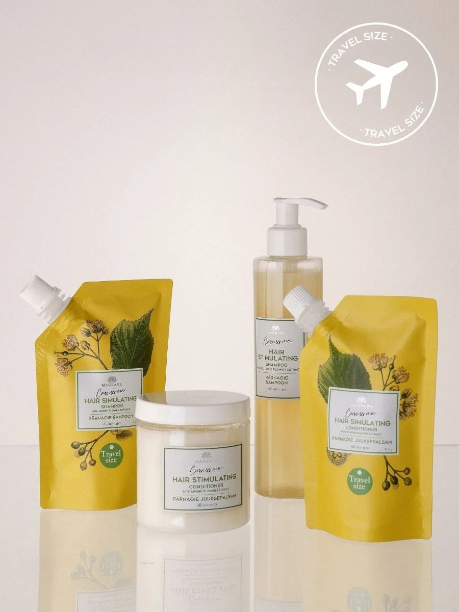 Natural Softness On-the-Go: Award-Winning Linden Flower Hair Conditioner - Vegan & Cruelty-Free by Magrada Organic Cosmetics at www.brixbailey.com