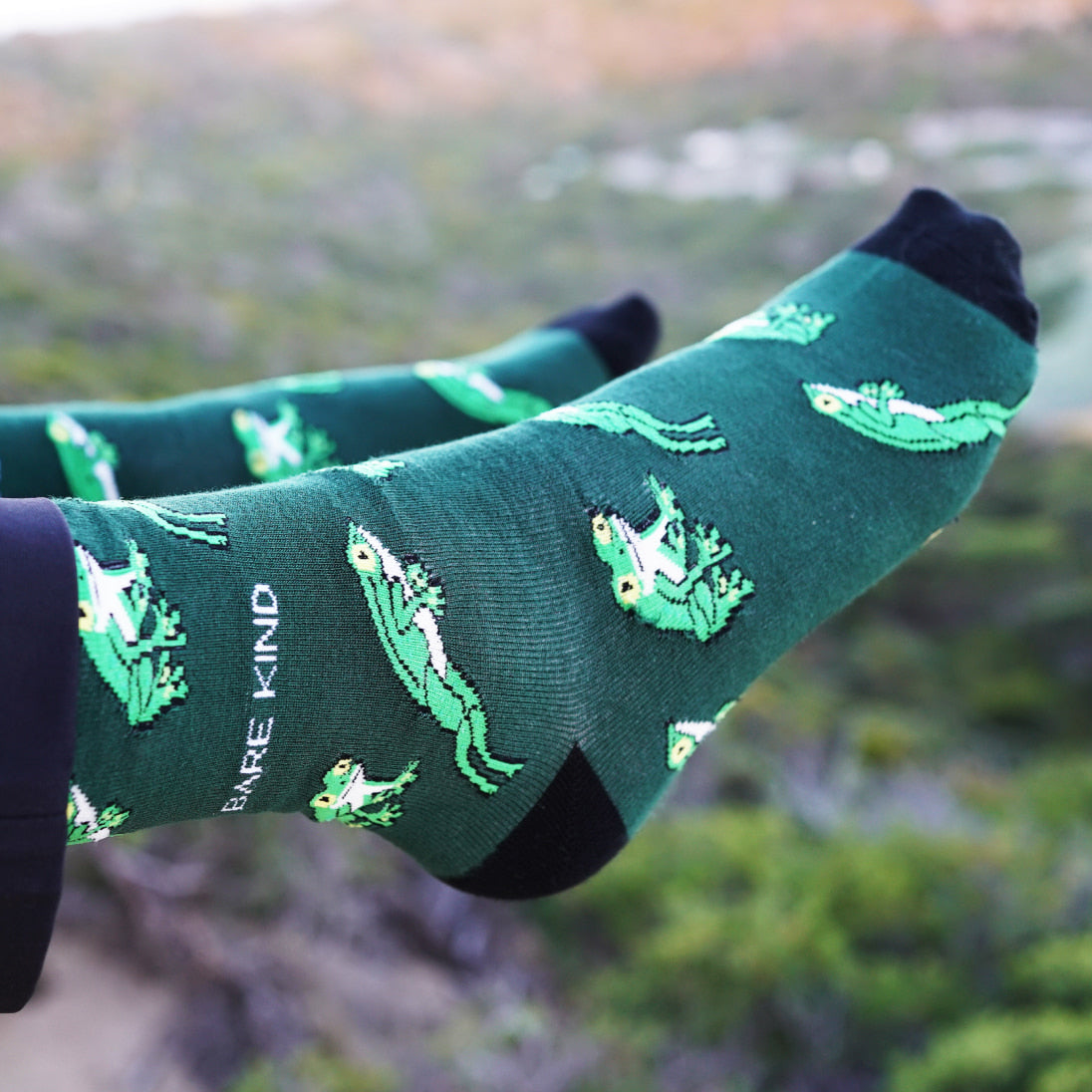 Save the Tree Frog Bamboo Socks