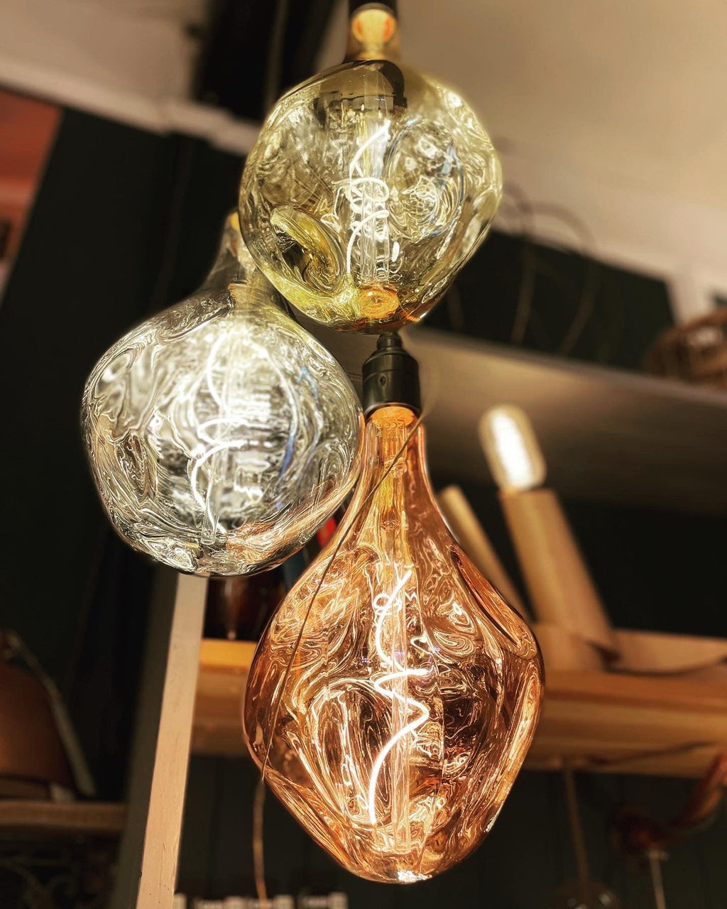 Triple Evo Cluster Pendant Light Tri-Colour