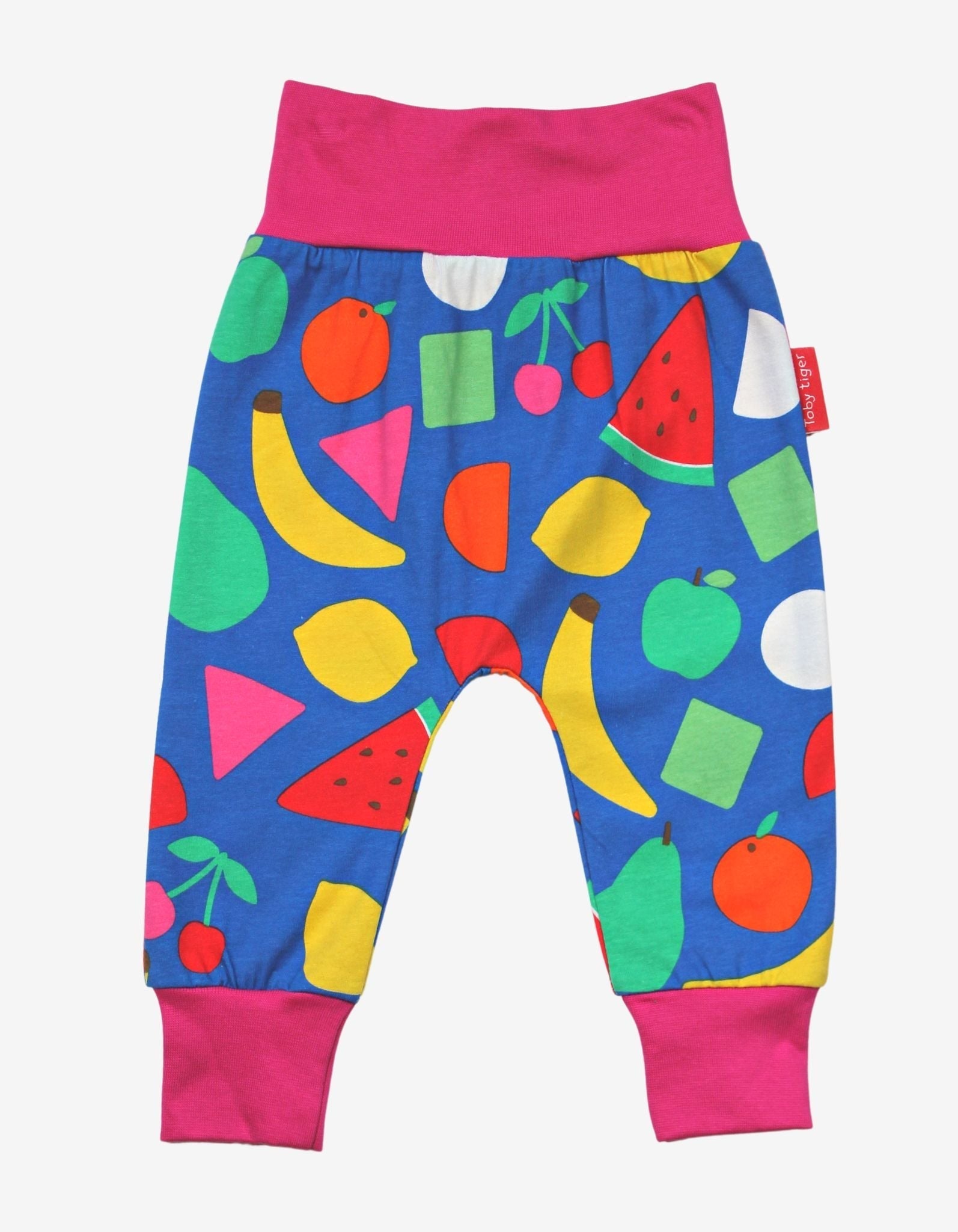Organic Fruit Print Yoga Pants for Kids