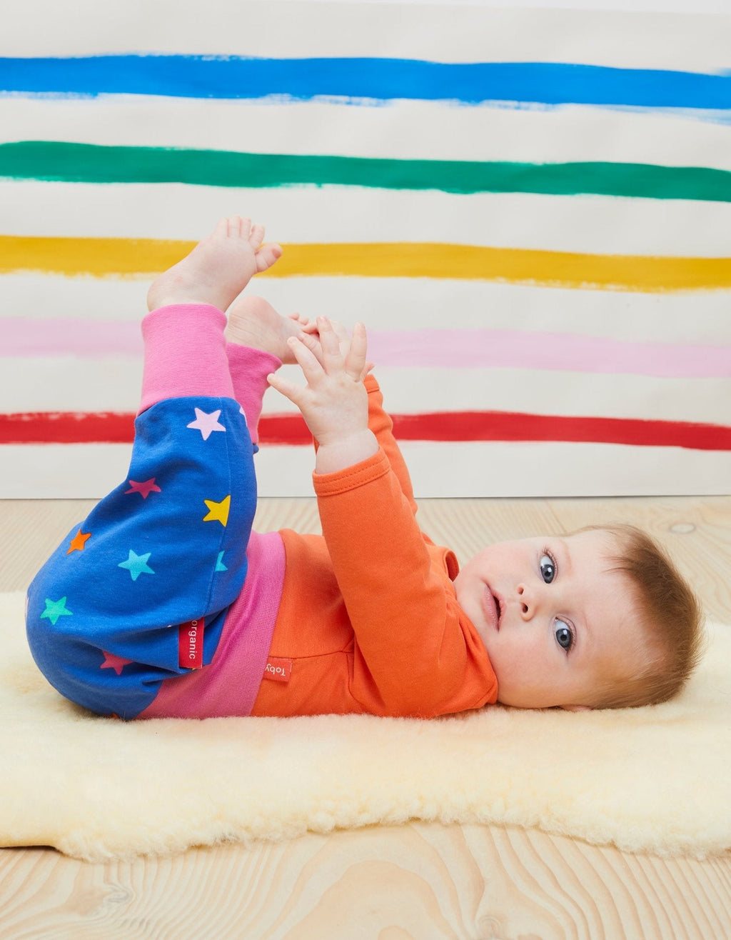 Organic Multi Star Print Yoga Pants