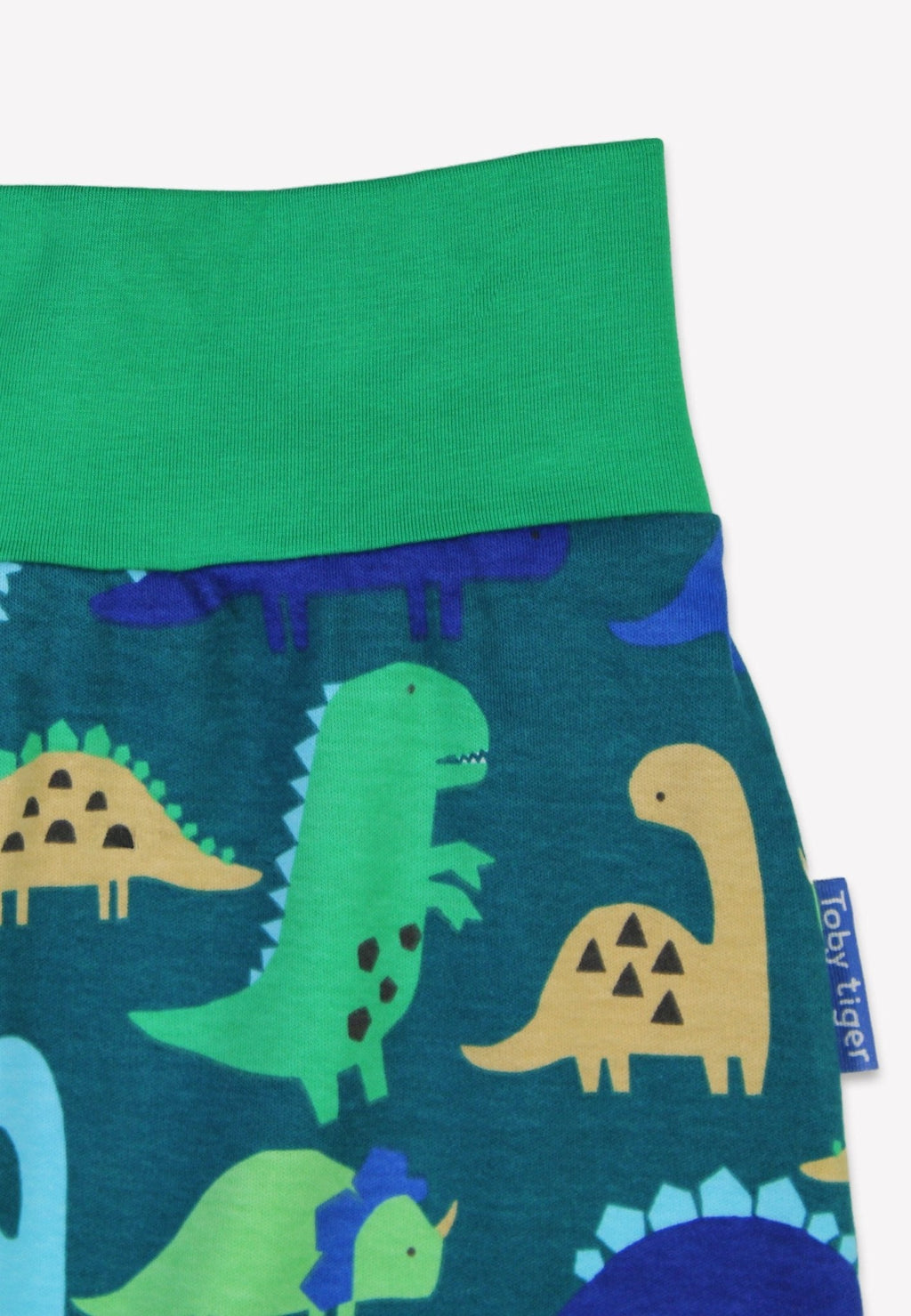 Organic Tonal Dinosaur Print Yoga Pants for Kids