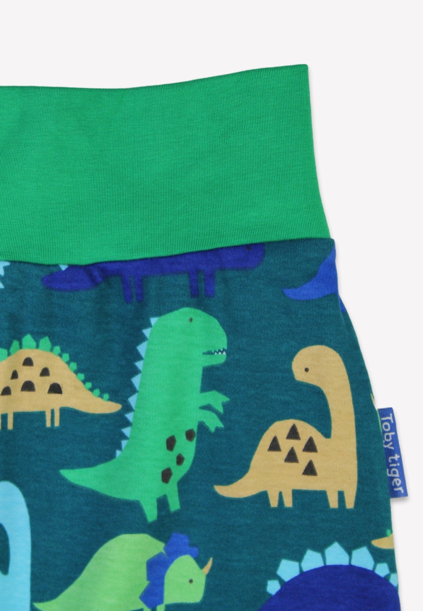 Organic Tonal Dinosaur Print Yoga Pants for Kids