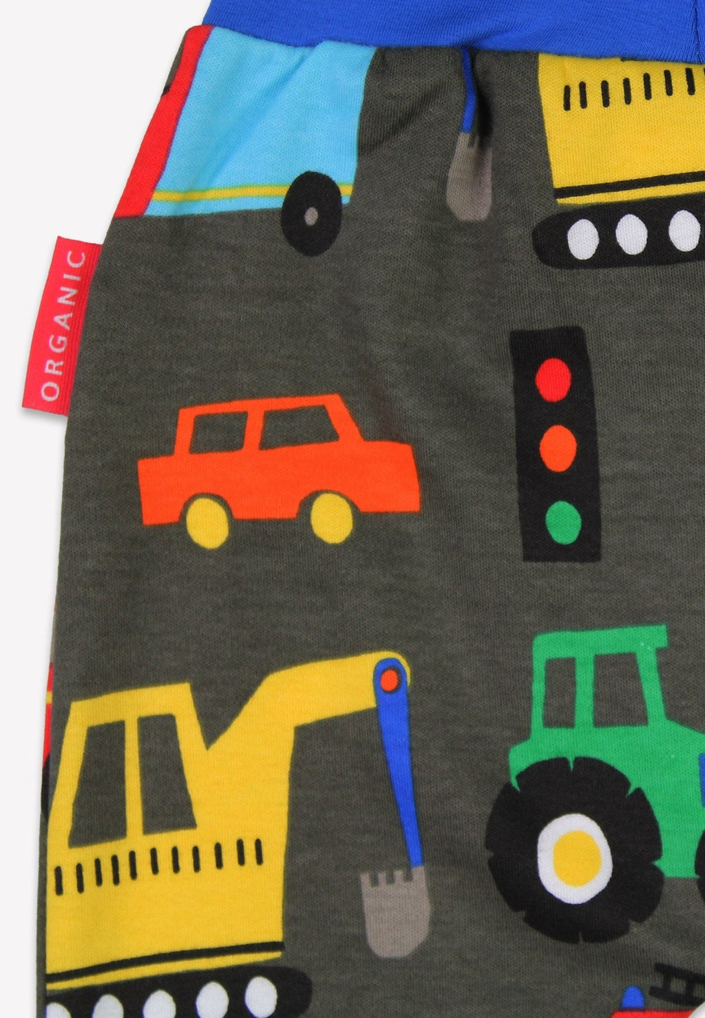 Organic Transport Print Yoga Pants for Kids