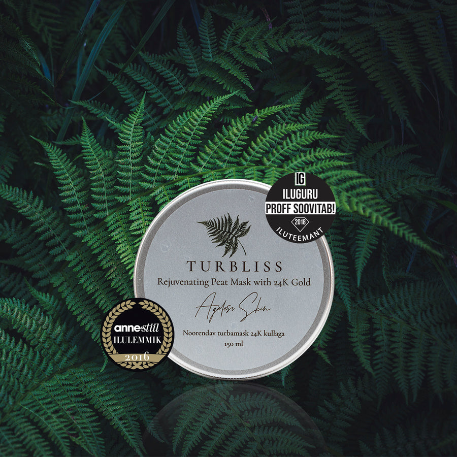 24K Gold & Peat Anti-Wrinkle Mask – Revitalizing & Natural by Turbliss at www.brixbailey.com