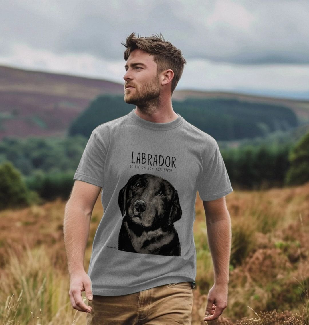 Snack Goals & Tail Wags: The Black Labrador Men’s Tee
