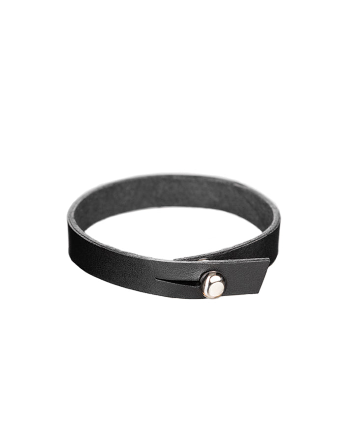 Double Wrap Leather Wristband – Handmade by Stella Soomlais by Stella Soomlais at www.brixbailey.com