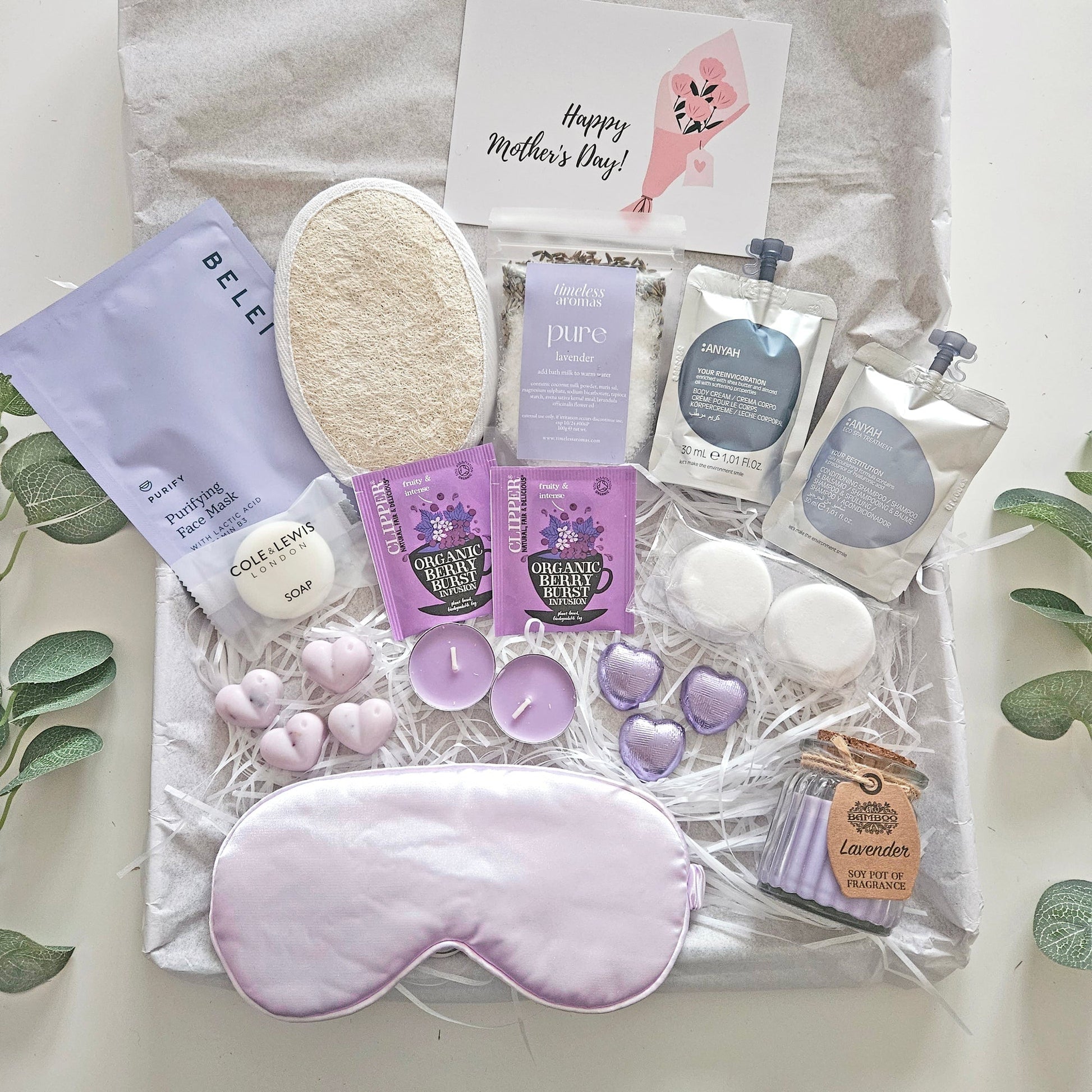 Ultimate Relaxation Self Care Box with Spa Essentials and Luxury Treats