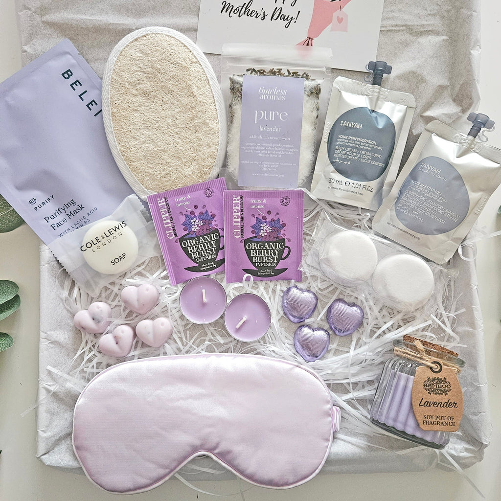 Ultimate Relaxation Self Care Box with Spa Essentials and Luxury Treats
