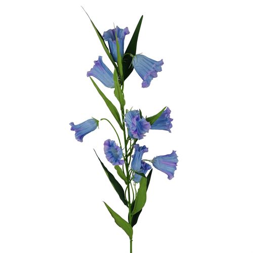 100cm Blue Trumpet Artificial Flower Stem