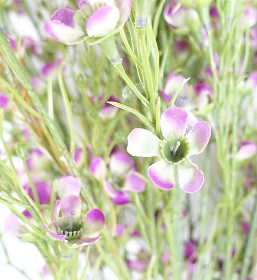 100cm Purple Artificial Foliage with Small Flowers