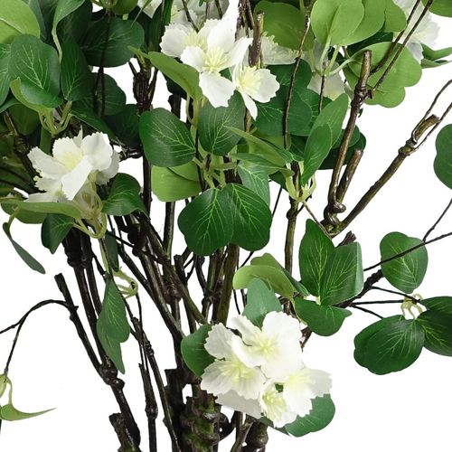 White Flower Foliage Spray 60cm Pack of 6