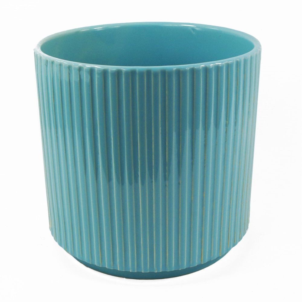 Ceramic Mini Desktop Planters with Charming Leaf and Pattern Designs