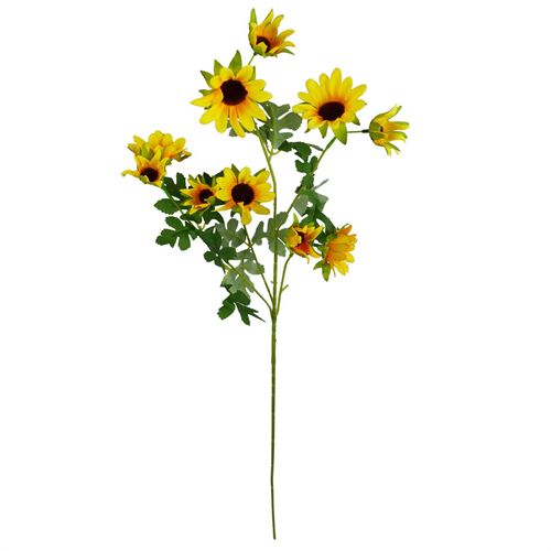 Pack of 6 Yellow Daisy Flower Sprays 70cm