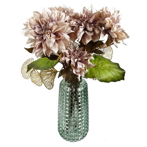 Pack of 6 Dusty Pink Dahlia Flower Stems 55cm