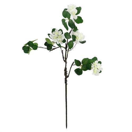 White Flower Foliage Spray 60cm Pack of 6