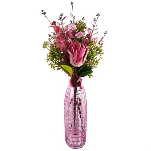 Pack of 6 Pink Protea Sugarbush Flower Stems 65cm