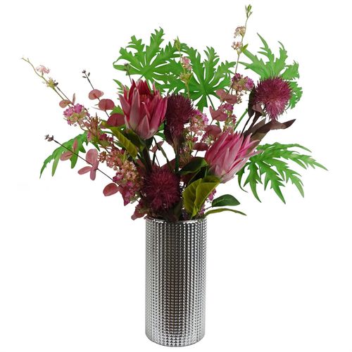 Pack of 6 Pink Protea Sugarbush Flower Stems 65cm
