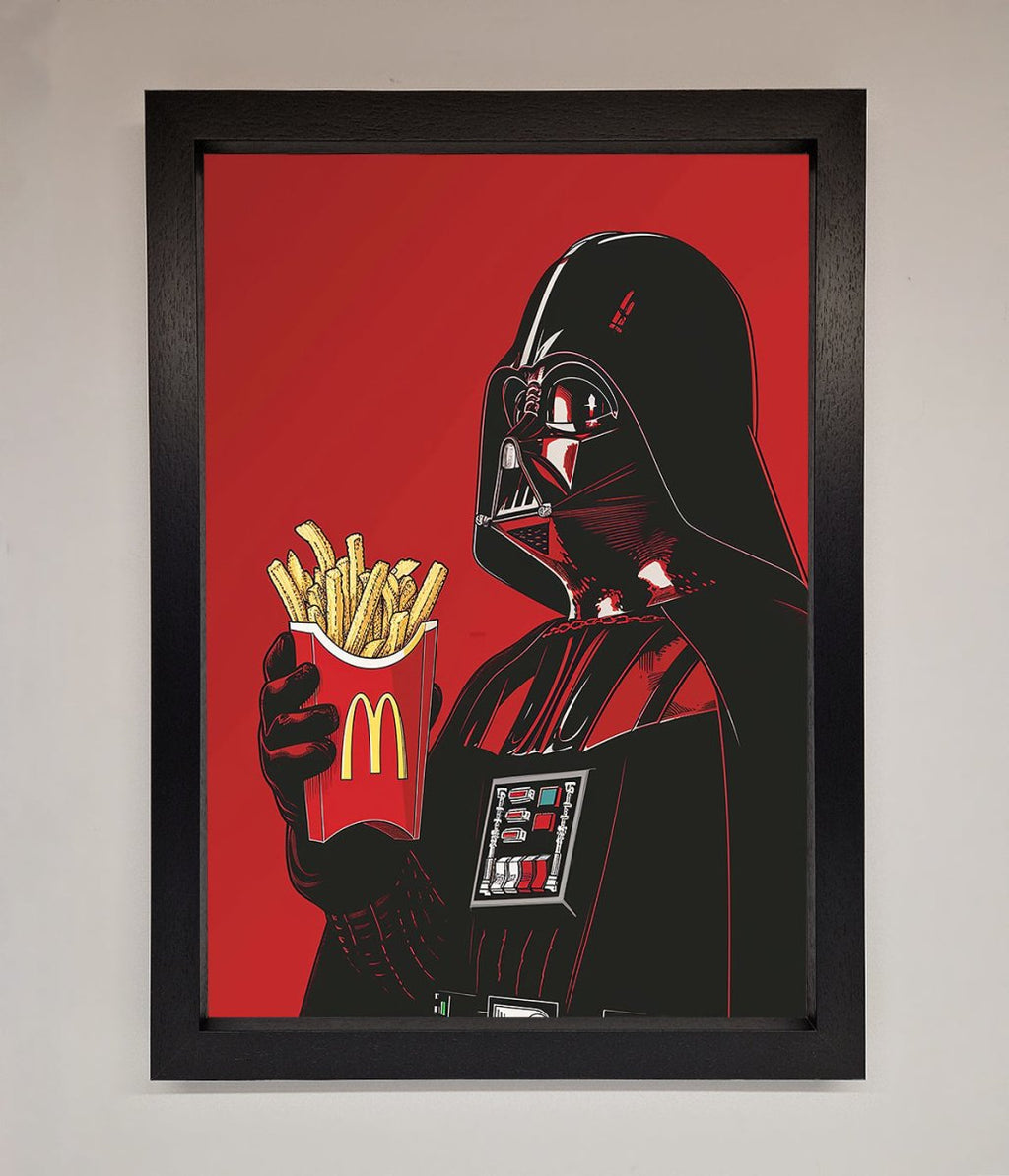 Vader French Fries Framed Poster