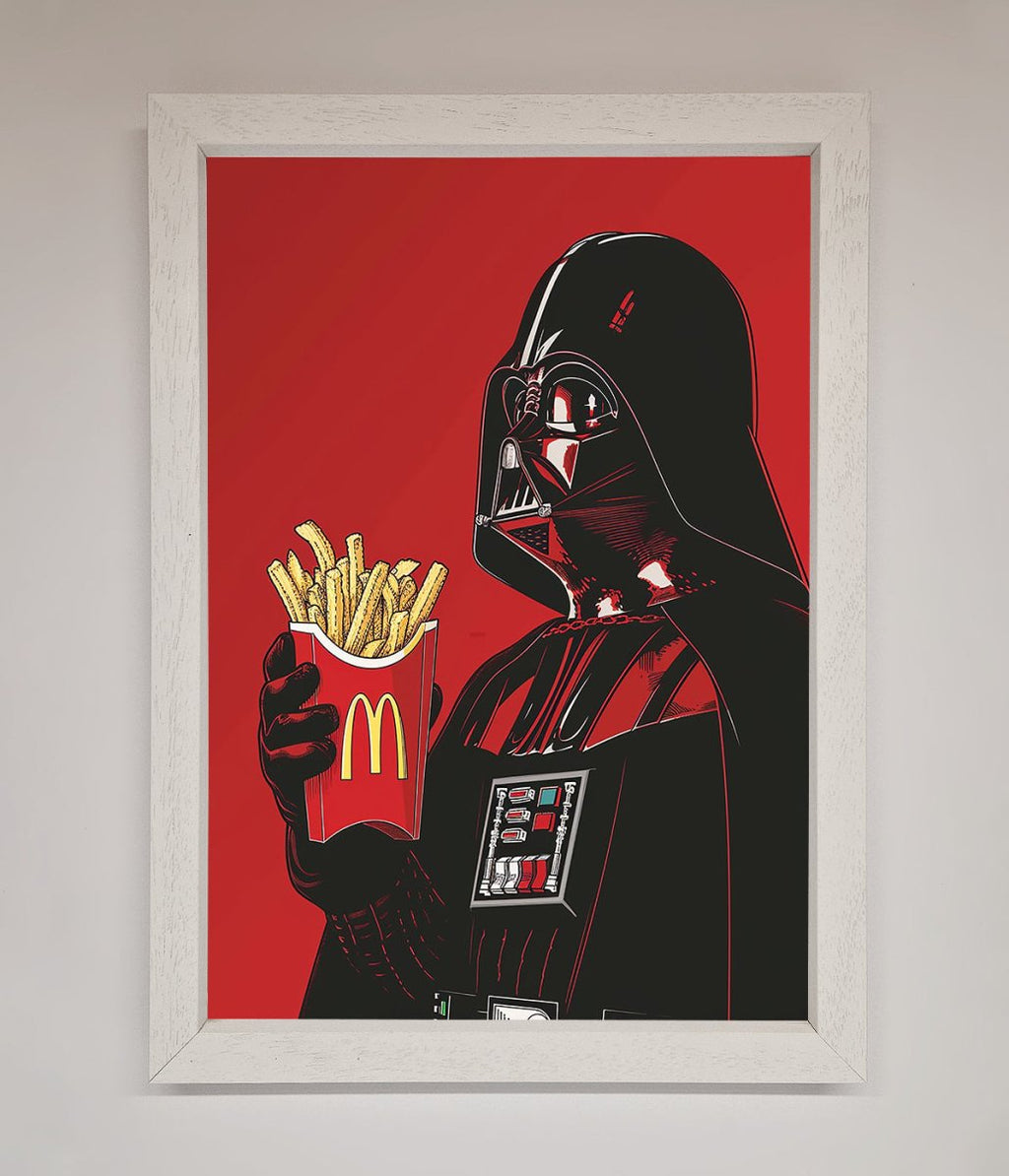 Vader French Fries Framed Poster