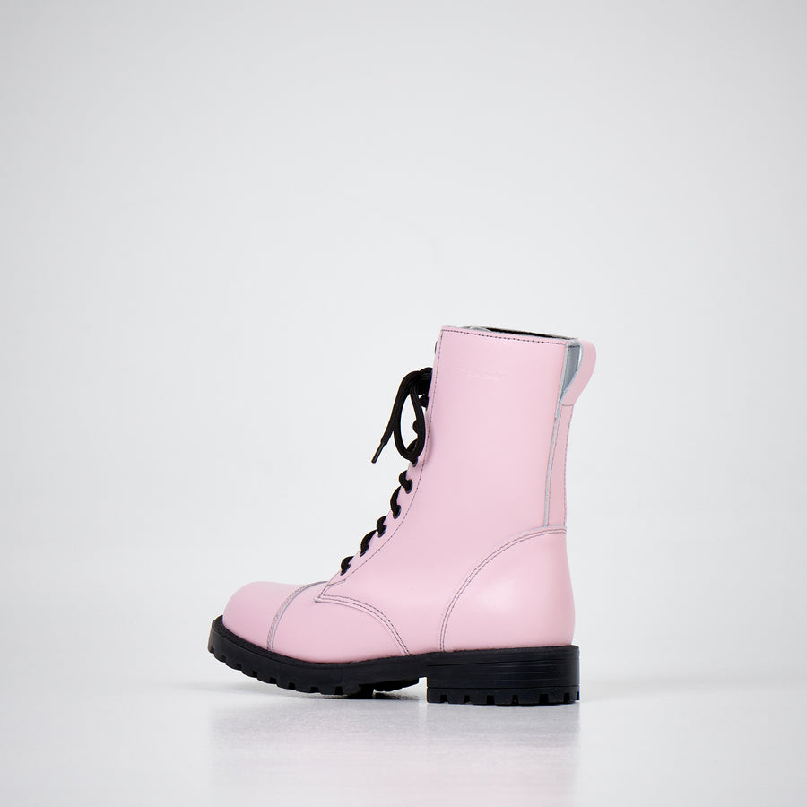 Pink Leather Boots 511 – Stylish, Durable & Comfortable by Samelin at www.brixbailey.com