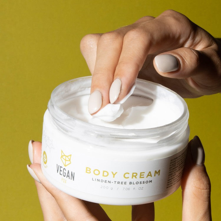 Linden Blossom Vegan Body Cream – Luxurious & Cruelty-Free by Vegan Fox at www.brixbailey.com