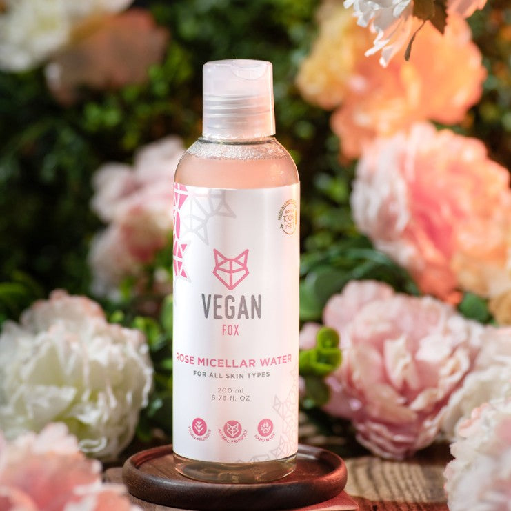 Rose Micellar Water – Soothes, Tones & Moisturizes Skin by Vegan Fox at www.brixbailey.com