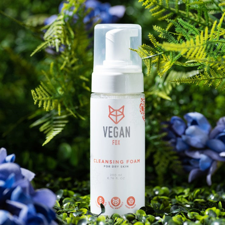 Vegan Fox Cleansing Foam – Hydrate & Purify with Aloe Vera by Vegan Fox at www.brixbailey.com