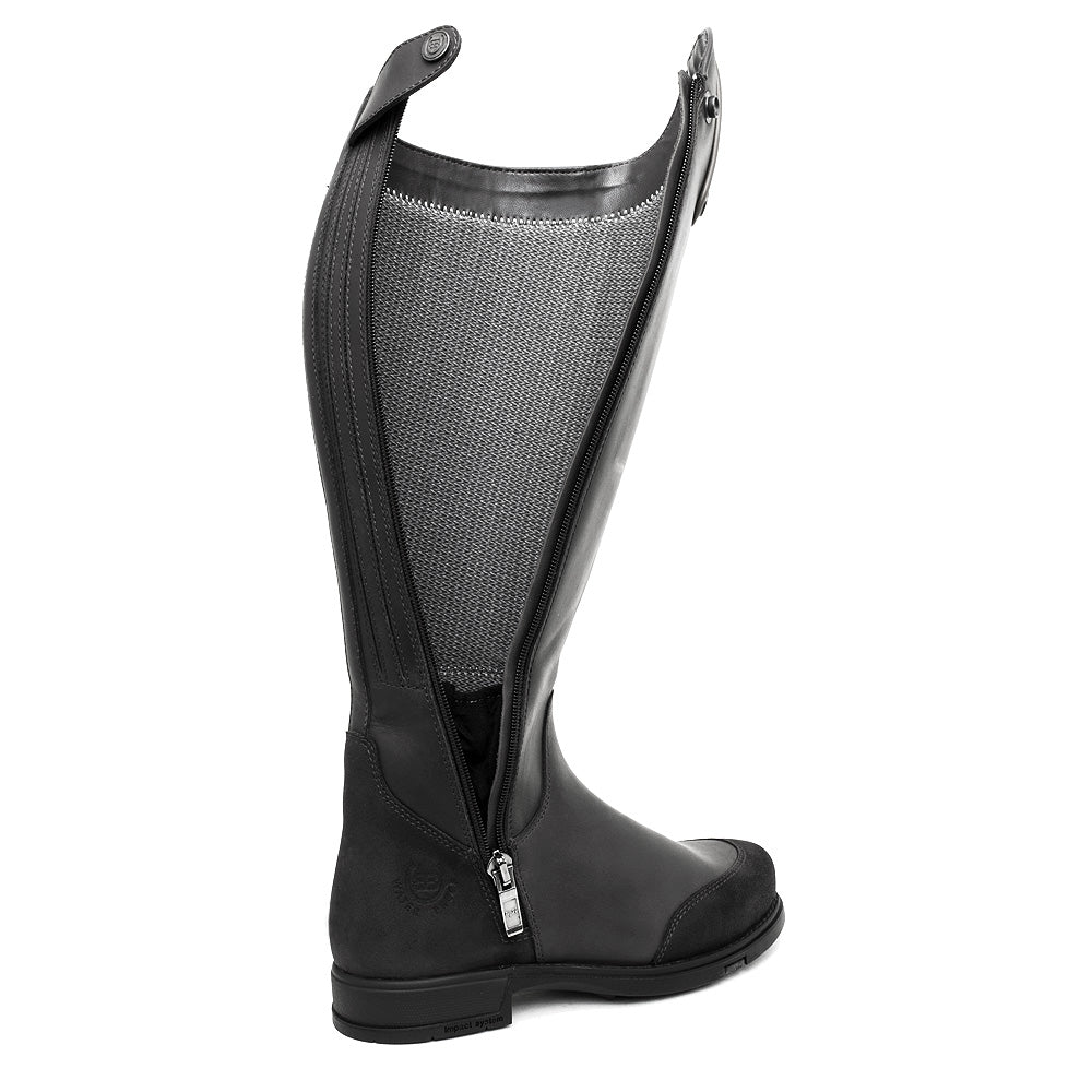 Storm Waterproof Long Riding Boots in Black