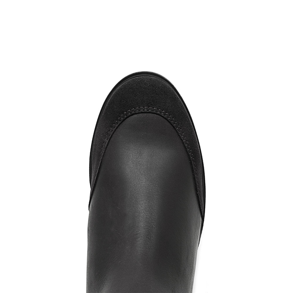 Storm Waterproof Long Riding Boots in Black
