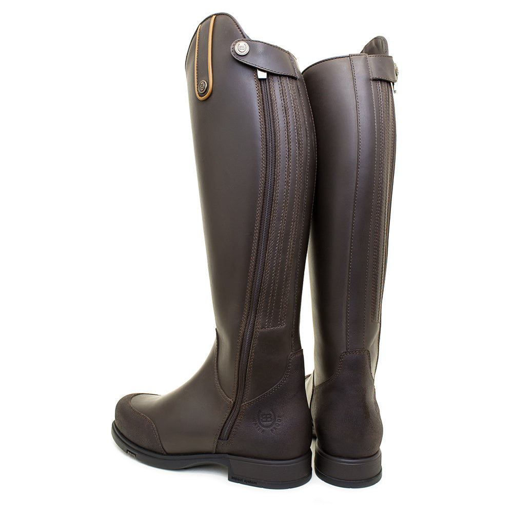 Storm Waterproof Long Riding Boots in Brown